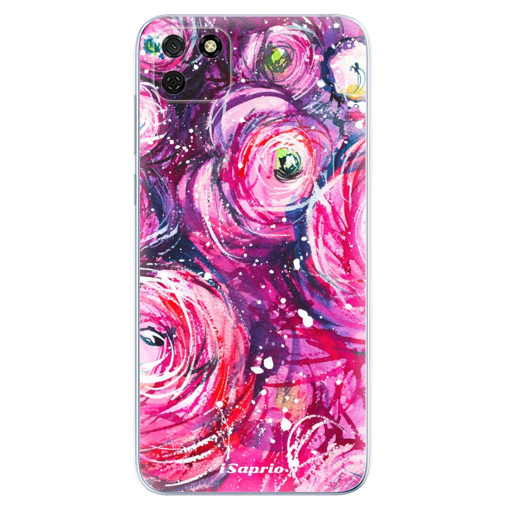 Odolné silikonové pouzdro iSaprio - Pink Bouquet - Huawei Y5p