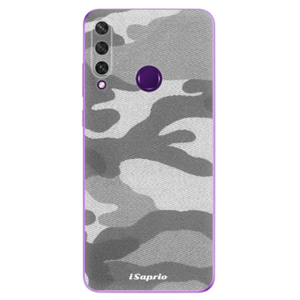 Odolné silikonové pouzdro iSaprio - Gray Camuflage 02 - Huawei Y6p