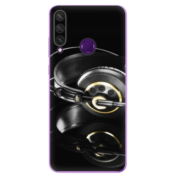 Odolné silikonové pouzdro iSaprio - Headphones 02 - Huawei Y6p