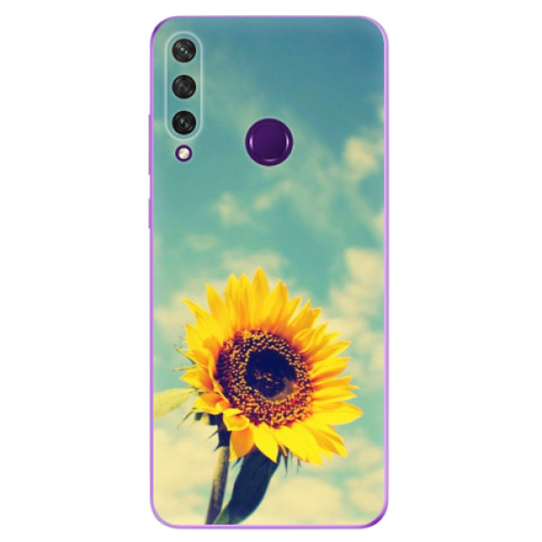 Odolné silikonové pouzdro iSaprio - Sunflower 01 na mobil Huawei Y6p (Odolný silikonový kryt, obal, pouzdro iSaprio s motivem Sunflower 01 na mobilní telefon Huawei Y6p)