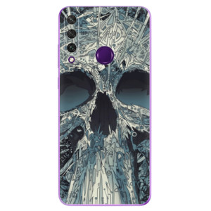Odolné silikonové pouzdro iSaprio - Abstract Skull na mobil Huawei Y6p