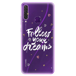 Odolné silikonové pouzdro iSaprio - Follow Your Dreams - white na mobil Huawei Y6p