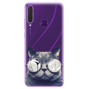 Odolné silikonové pouzdro iSaprio - Crazy Cat 01 na mobil Huawei Y6p