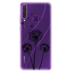 Odolné silikonové pouzdro iSaprio - Three Dandelions - black na mobil Huawei Y6p