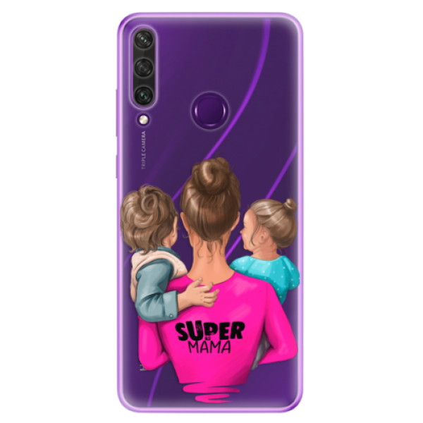 Odolné silikonové pouzdro iSaprio - Super Mama - Boy and Girl - Huawei Y6p