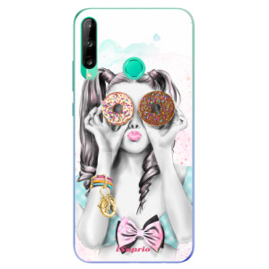 Odolné silikonové pouzdro iSaprio - Donuts 10 na mobil Huawei P40 Lite E