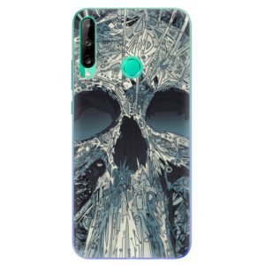 Odolné silikonové pouzdro iSaprio - Abstract Skull na mobil Huawei P40 Lite E
