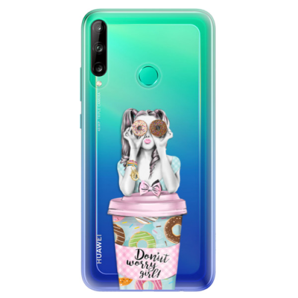 Odolné silikonové pouzdro iSaprio - Donut Worry - Huawei P40 Lite E