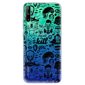 Odolné silikonové pouzdro iSaprio - Comics 01 - black na mobil Huawei P40 Lite E