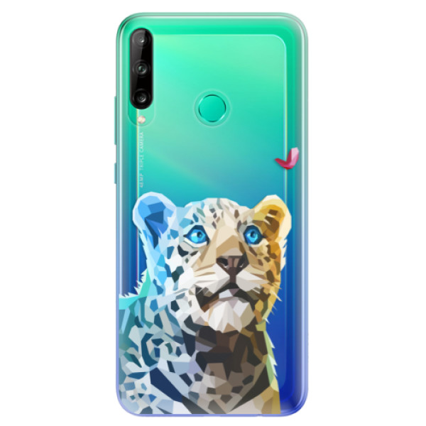 Odolné silikonové pouzdro iSaprio - Leopard With Butterfly - Huawei P40 Lite E