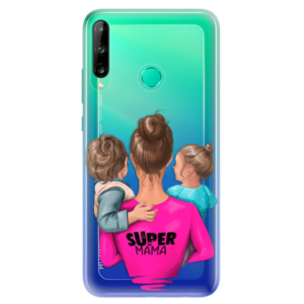 Odolné silikonové pouzdro iSaprio - Super Mama - Boy and Girl - Huawei P40 Lite E