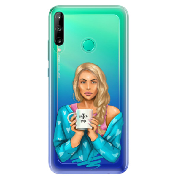 Odolné silikonové pouzdro iSaprio - Coffe Now - Blond - Huawei P40 Lite E