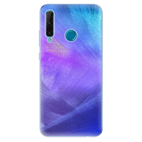 Odolné silikonové pouzdro iSaprio - Purple Feathers na mobil Honor 20e / Honor 20 Lite (Odolný silikonový kryt, obal, pouzdro iSaprio s motivem Purple Feathers na mobilní telefon Honor 20e / Honor 20 Lite)