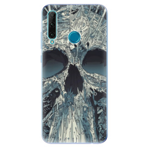 Odolné silikonové pouzdro iSaprio - Abstract Skull na mobil Honor 20e / Honor 20 Lite