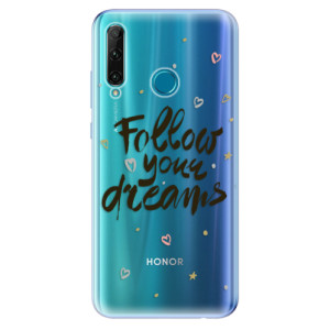Odolné silikonové pouzdro iSaprio - Follow Your Dreams - black na mobil Honor 20e / Honor 20 Lite