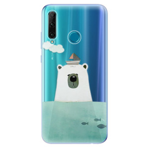 Odolné silikonové pouzdro iSaprio - Bear With Boat na mobil Honor 20e / Honor 20 Lite