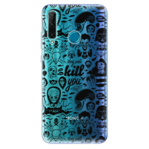 Odolné silikonové pouzdro iSaprio - Comics 01 - black na mobil Honor 20e / Honor 20 Lite