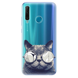 Odolné silikonové pouzdro iSaprio - Crazy Cat 01 na mobil Honor 20e / Honor 20 Lite