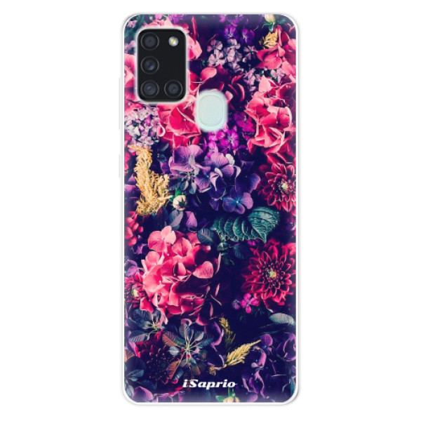 Odolné silikonové pouzdro iSaprio - Flowers 10 - Samsung Galaxy A21s