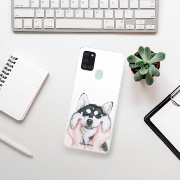 Silikonové pouzdro iSaprio - Samsung Galaxy A21s - Malamute 01