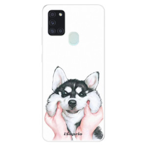 Silikonové pouzdro iSaprio - Samsung Galaxy A21s - Malamute 01