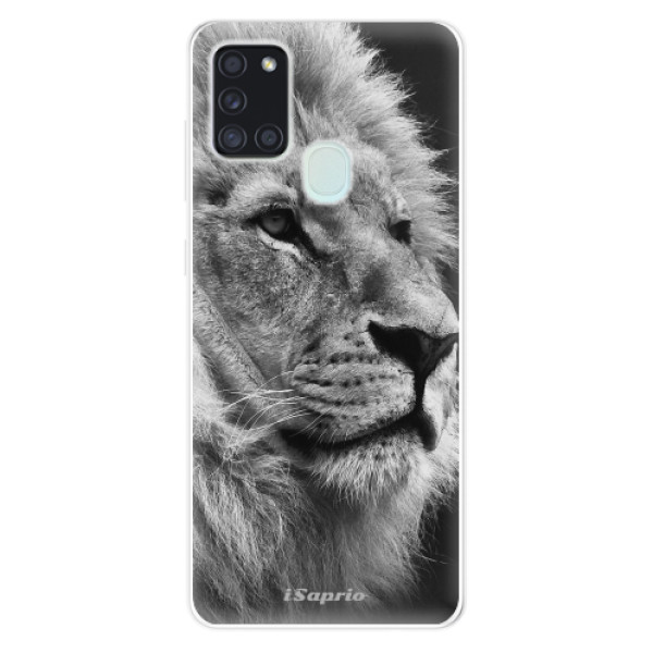 Odolné silikonové pouzdro iSaprio - Lion 10 - Samsung Galaxy A21s
