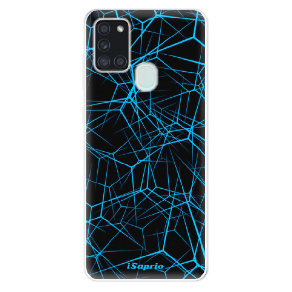 Odolné silikonové pouzdro iSaprio - Abstract Outlines 12 - Samsung Galaxy A21s