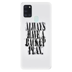 Odolné silikonové pouzdro iSaprio - Backup Plan na mobil Samsung Galaxy A21s