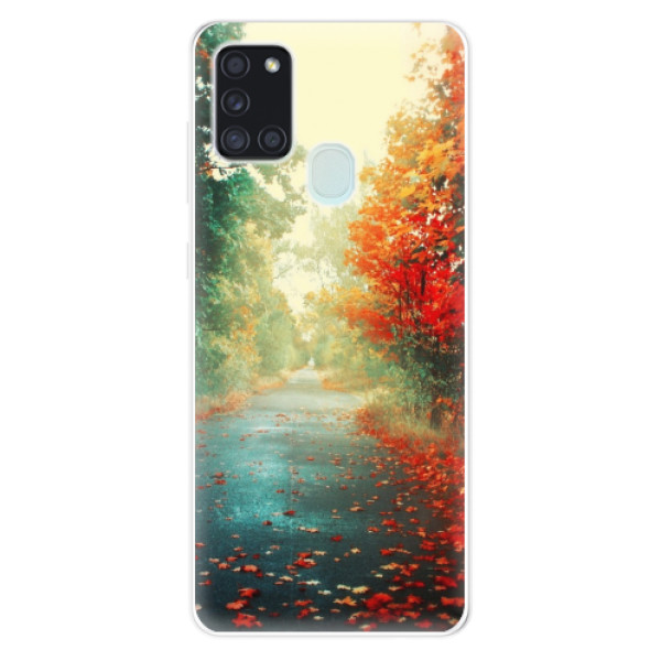 Odolné silikonové pouzdro iSaprio - Autumn 03 na mobil Samsung Galaxy A21s (Odolný silikonový kryt, obal, pouzdro iSaprio s motivem Autumn 03 na mobilní telefon Samsung Galaxy A21s)