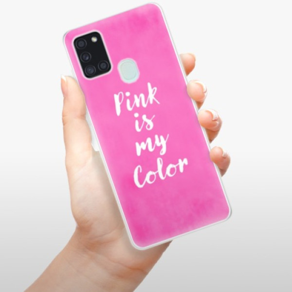 Silikonové pouzdro iSaprio - Samsung Galaxy A21s - Pink is my color