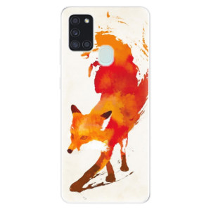 Silikonové pouzdro iSaprio - Samsung Galaxy A21s - Fast Fox