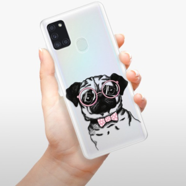 Silikonové pouzdro iSaprio - Samsung Galaxy A21s - The Pug