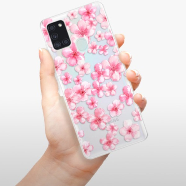 Silikonové pouzdro iSaprio - Samsung Galaxy A21s - Flower Pattern 05