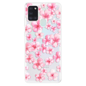 Silikonové pouzdro iSaprio - Samsung Galaxy A21s - Flower Pattern 05
