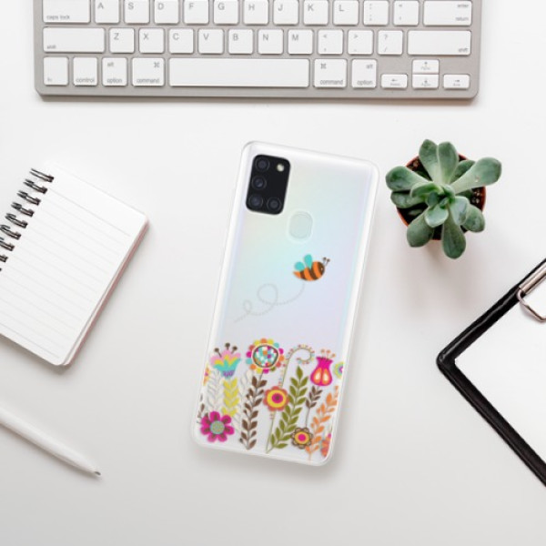 Silikonové pouzdro iSaprio - Samsung Galaxy A21s - Bee 01