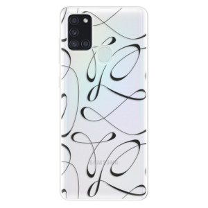 Silikonové pouzdro iSaprio - Samsung Galaxy A21s - Fancy black
