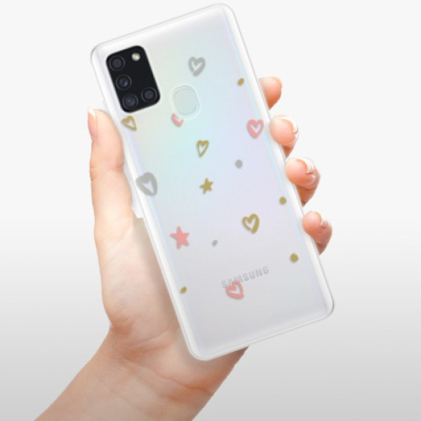 Silikonové pouzdro iSaprio - Samsung Galaxy A21s - Lovely Pattern