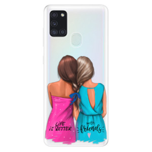 Silikonové pouzdro iSaprio - Samsung Galaxy A21s - Best Friends
