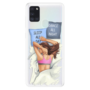 Odolné silikonové pouzdro iSaprio - Dance and Sleep na mobil Samsung Galaxy A21s