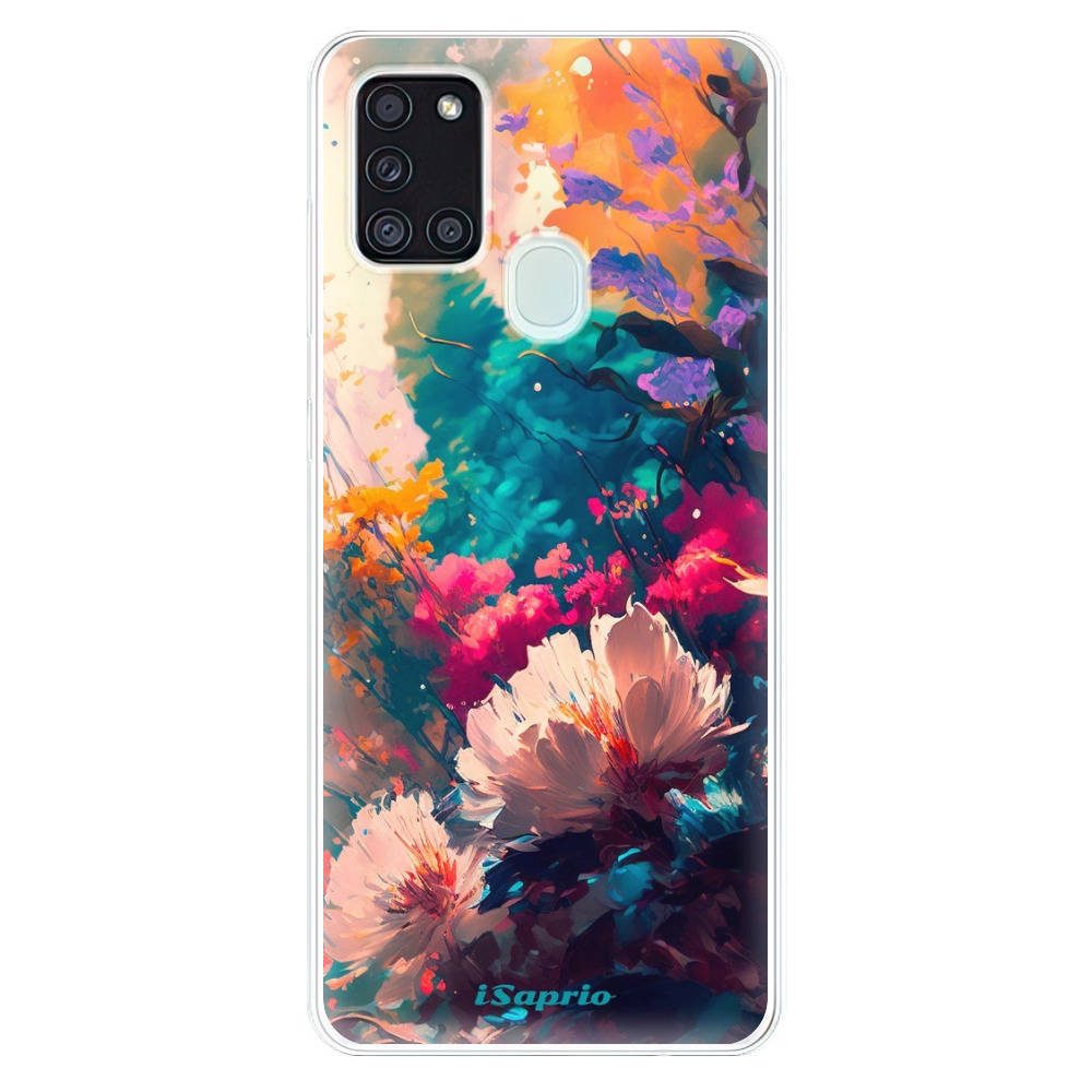 Odolné silikonové pouzdro iSaprio - Flower Design - Samsung Galaxy A21s