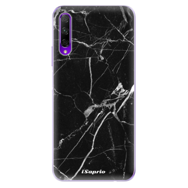 Odolné silikonové pouzdro iSaprio - Black Marble 18 - Honor 9X Pro