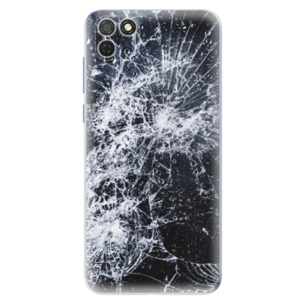 Odolné silikonové pouzdro iSaprio - Cracked - Honor 9S
