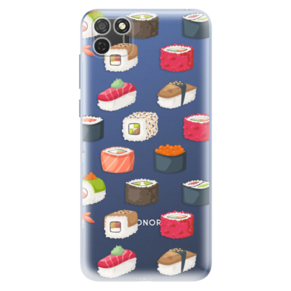 Odolné silikonové pouzdro iSaprio - Sushi Pattern - Honor 9S