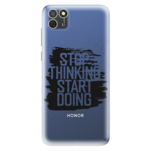 Odolné silikonové pouzdro iSaprio - Start Doing - black - Honor 9S