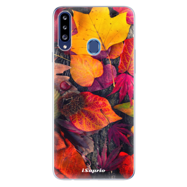 Odolné silikonové pouzdro iSaprio - Autumn Leaves 03 - Samsung Galaxy A20s