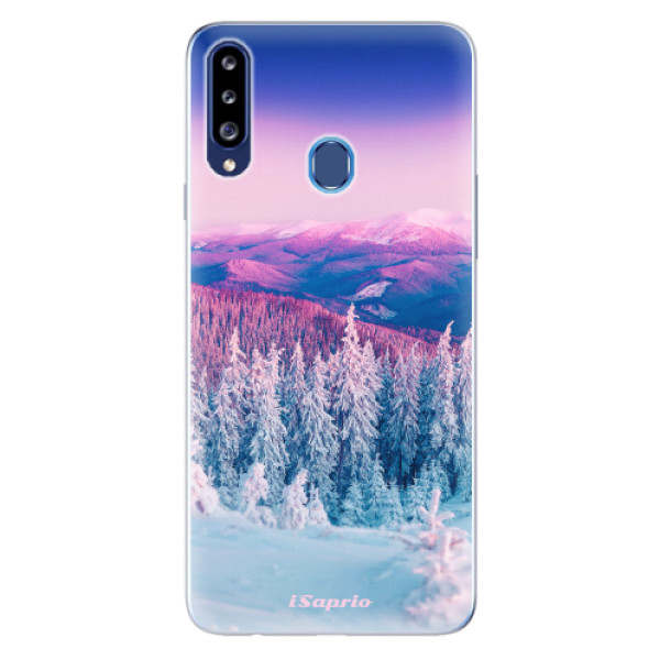 Odolné silikonové pouzdro iSaprio - Winter 01 na mobil Samsung Galaxy A20s (Odolný silikonový kryt, obal, pouzdro iSaprio - Winter 01 na mobilní telefon Samsung Galaxy A20s)