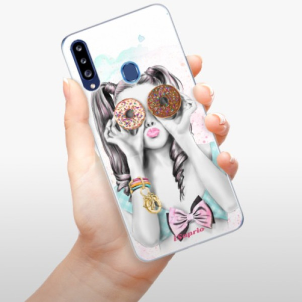Odolné silikonové pouzdro iSaprio - Donuts 10 na mobil Samsung Galaxy A20s - poslední kousek za tuto cenu