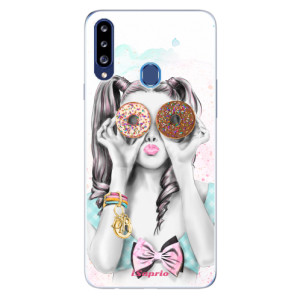 Odolné silikonové pouzdro iSaprio - Donuts 10 na mobil Samsung Galaxy A20s - poslední kousek za tuto cenu