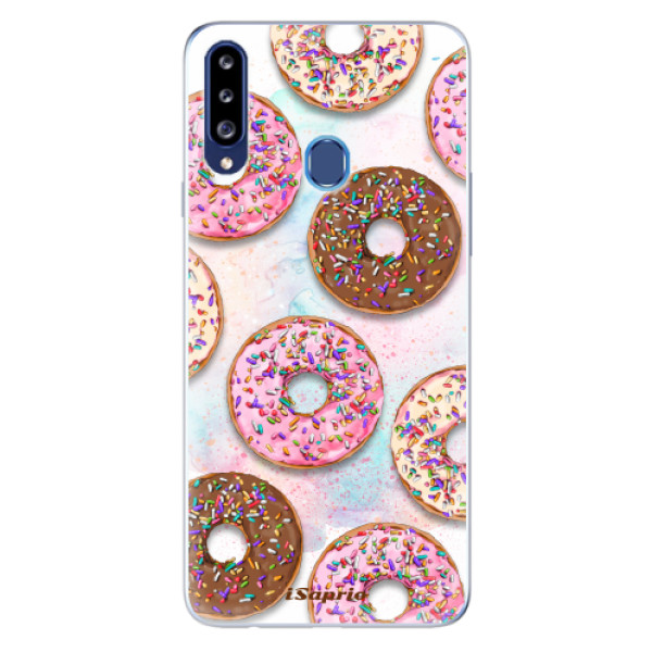 Odolné silikonové pouzdro iSaprio - Donuts 11 na mobil Samsung Galaxy A20s (Odolný silikonový kryt, obal, pouzdro iSaprio - Donuts 11 na mobilní telefon Samsung Galaxy A20s)