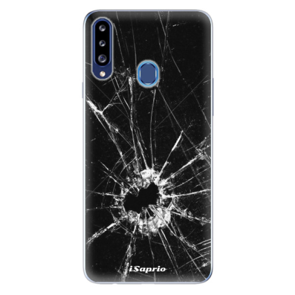 Odolné silikonové pouzdro iSaprio - Broken Glass 10 na mobil Samsung Galaxy A20s (Odolný silikonový kryt, obal, pouzdro iSaprio - Broken Glass 10 na mobilní telefon Samsung Galaxy A20s)